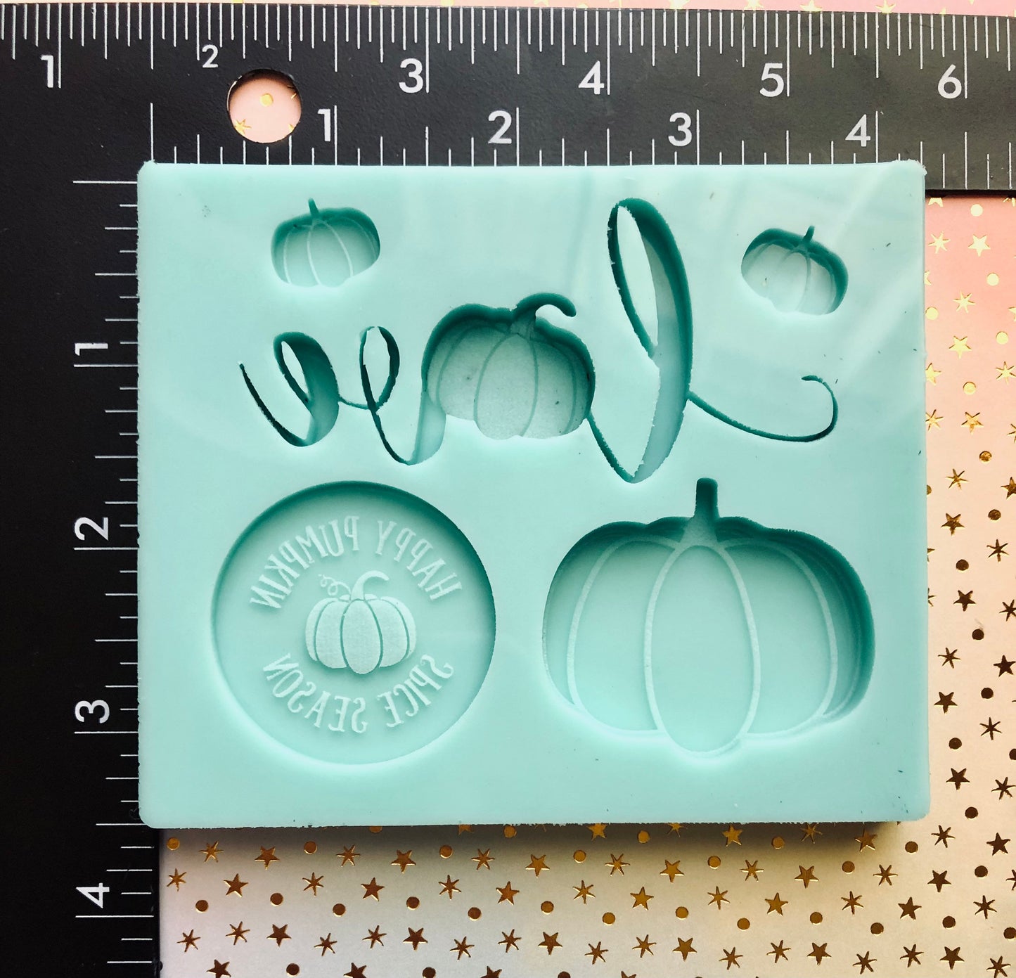 Fall Molds silicone palette for epoxy resin - DIY keychains