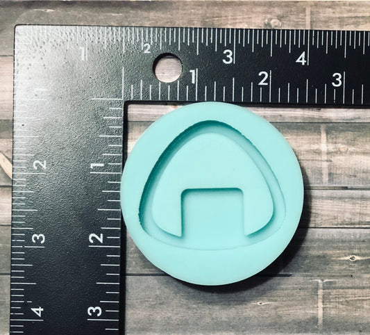 Onigiri Sushi silicone shaker mold for resin - DIY keychain