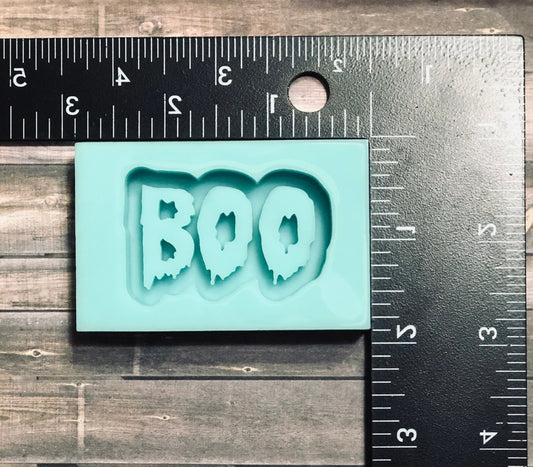 Boo Halloween shaker mold for epoxy resin