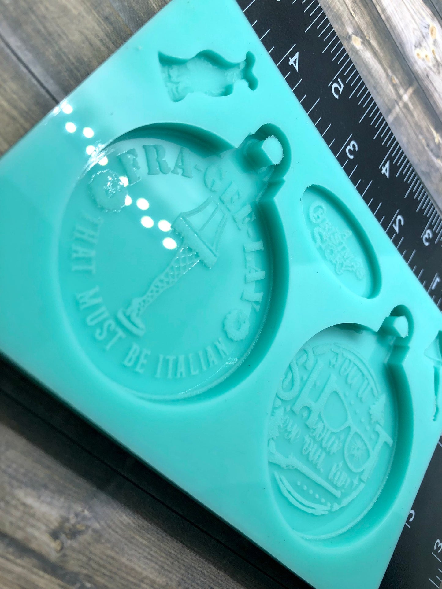 DIY Christmas Ornament non-shaker silicone mold for resin- Leg Lamp, Pink Bunny, Frageelay silicone mold for resin