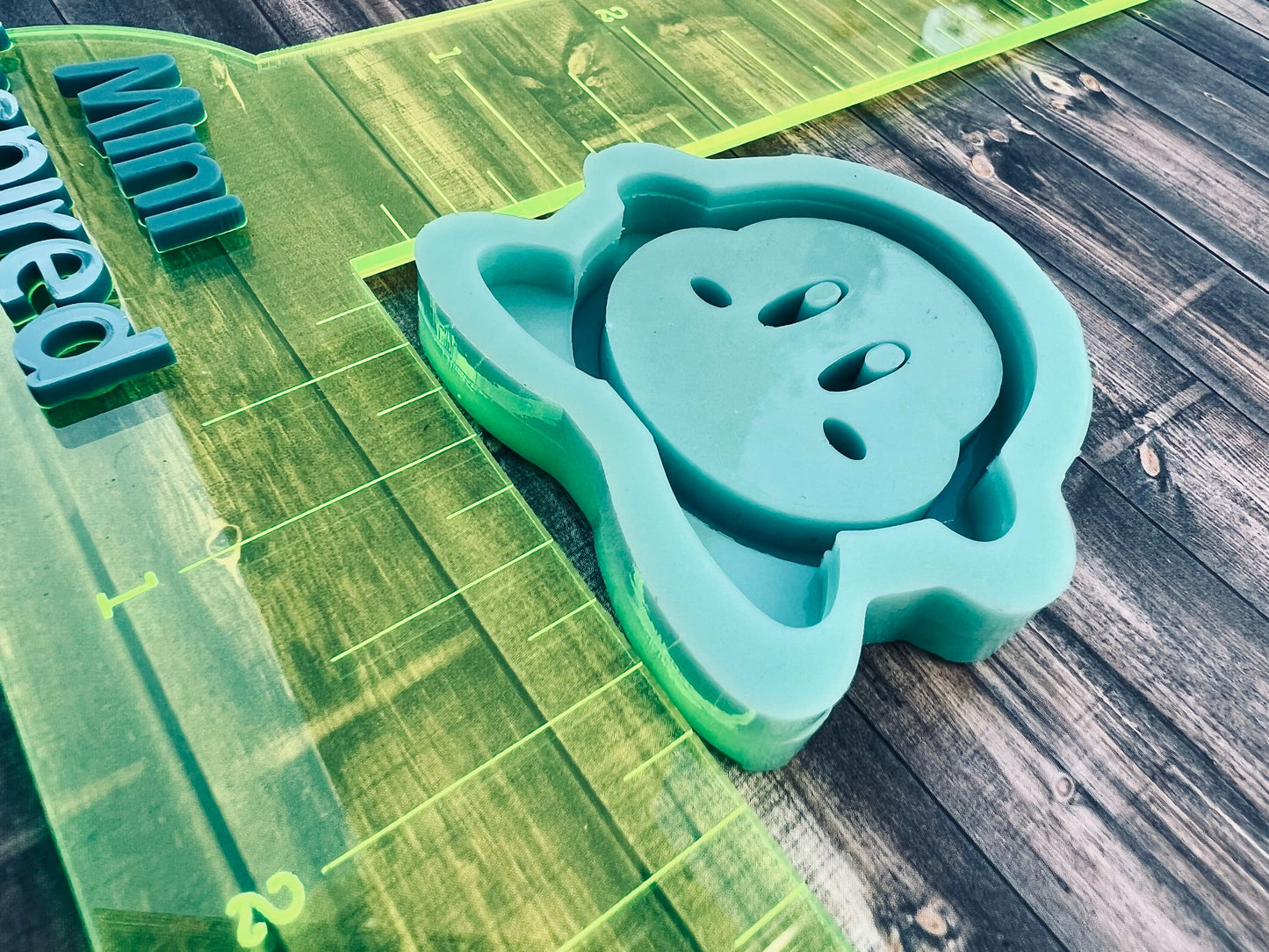 2 inch waddle character shaker mold for epoxy resin