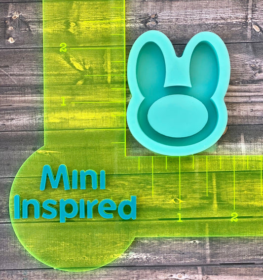 Bunny Shaker silicone mold for epoxy resin/UV resin