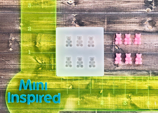 Mini Gummy Bear silicone mold for UV resin