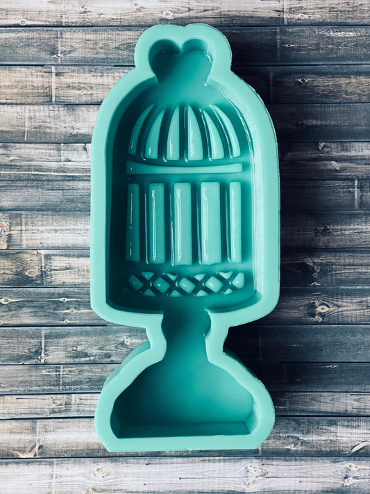 Bird Cage shelf silicone mold - DIY desktop decor, Party Decor
