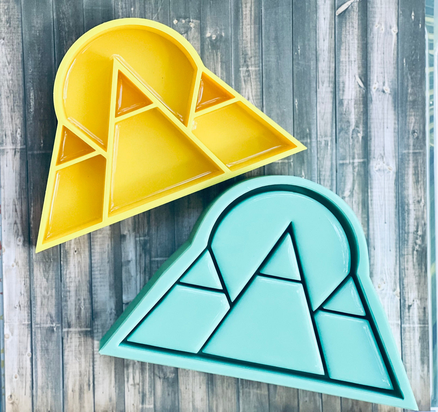 Moon Mountain Shelf silicone mold for epoxy resin- DIY desk accessories, DIY Shelf mold