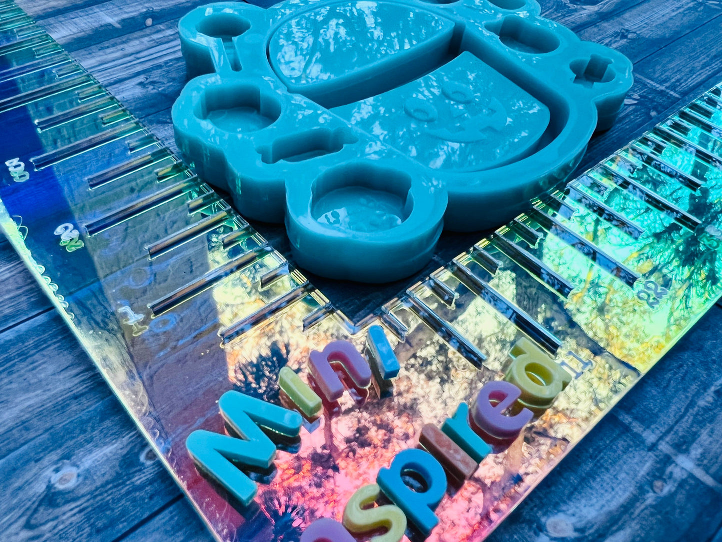 Halloween candy bucket silicone shaker mold for resin