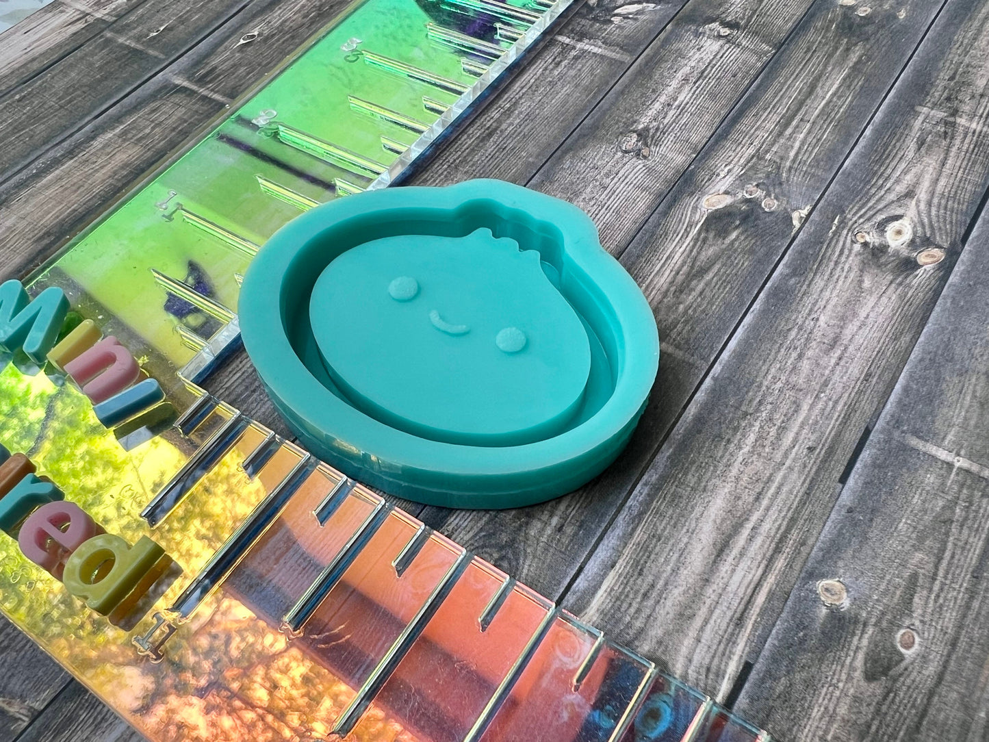Dumpling Bao silicone shaker mold for epoxy resin.