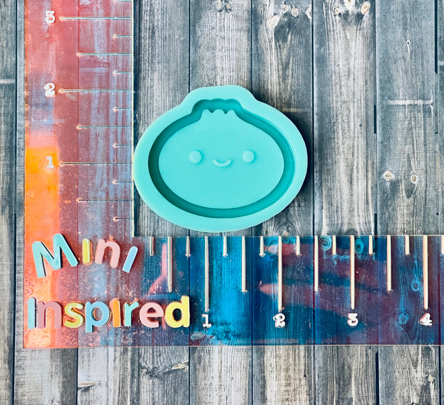 Dumpling Bao silicone shaker mold for epoxy resin.