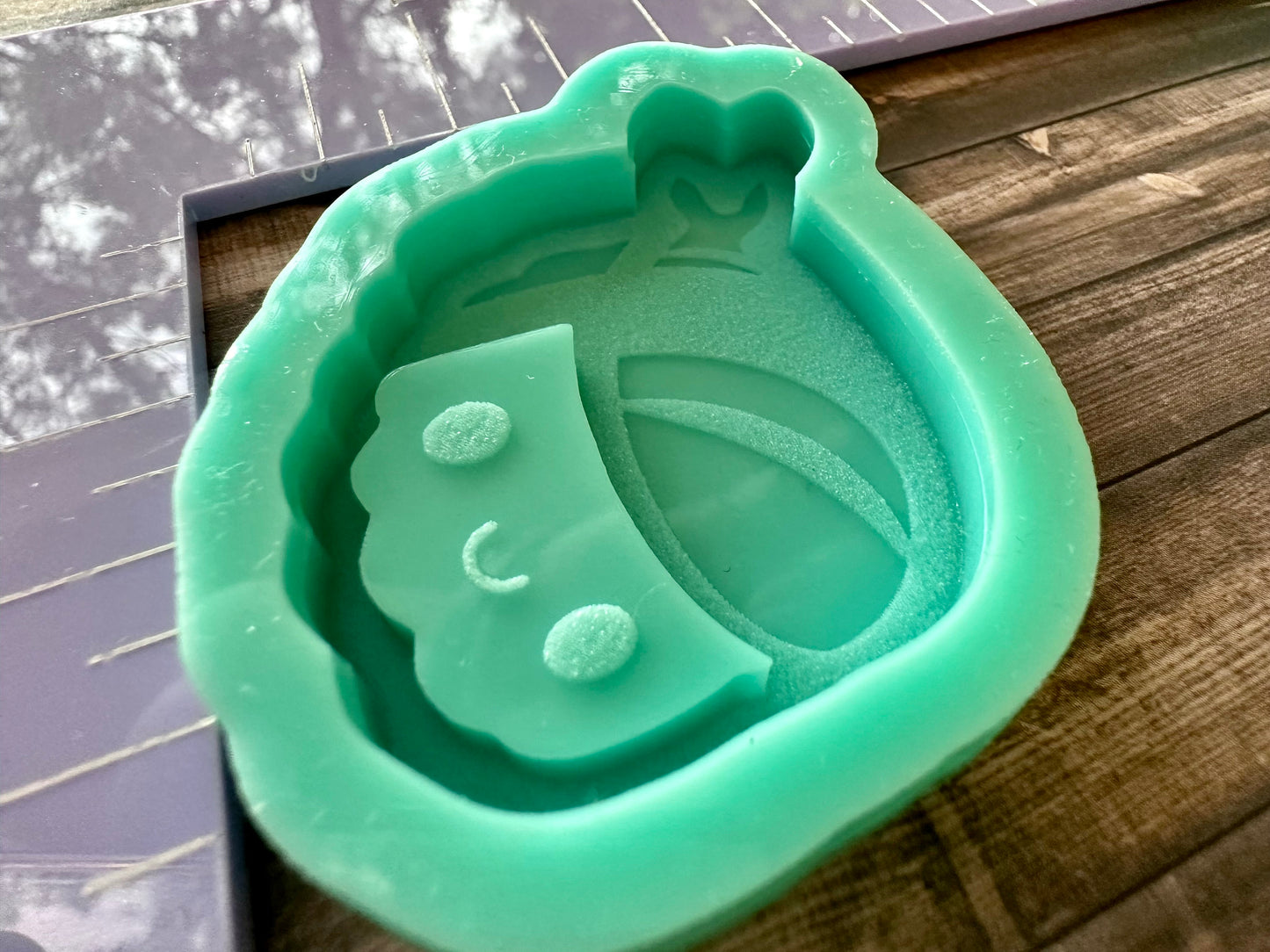 Large Nigiri Sushi  backed shaker silicone mold for resin, DIY keychain